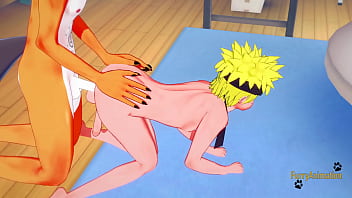Naruto Furry Yaoi - Mamada de Naruto y follada por Fox